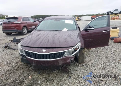 2018 Kia Optima Lx из США, поврежденный, VIN 5XXGT4L35JG227719